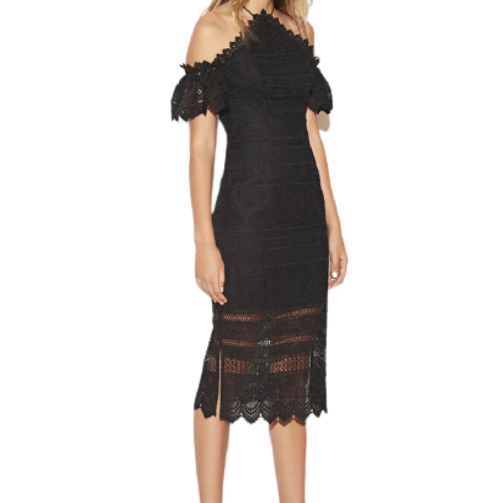 AMUR Tamara Black Lace Cocktail Dress | Size 6 | NWT - Picture 10 of 10